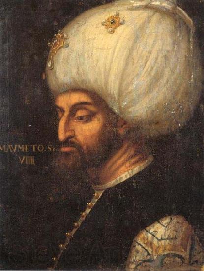 Paolo Veronese Portrait of Mehmed II by Italian artist Paolo Veronese. France oil painting art